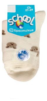 Изображение товара Носки детские «Брестские» зимние шоколадно-белые, р. 17-18