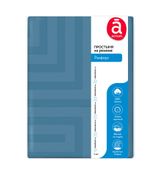 Изображение товара Простыня на резинке Actuel Ранфорс синий, 90х200 см