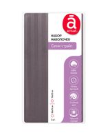 Изображение товара Наволочка Actuel Сатин-страйп графитовая 50х70 см, 2 шт