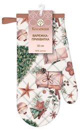 Изображение товара Варежка-прихватка «Коллекция» 100% хлопок, 30 см