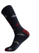 Изображение товара Носки мужские «Лантана» Таксы черные, размер 27