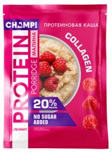 Изображение товара Каша овсяная протеиновая «Леовит» Champ! со льном и малиной, 40 г