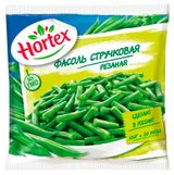 Изображение товара Овощная смесь Фасоль Лоби зеленая стручковая Agama резаная замороженная, 400 г