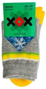 Изображение товара Носки детские «ХОХ» махровые серые, р. 20