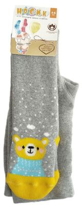 Изображение товара Колготки детские «Носик» серые, размер 86-92