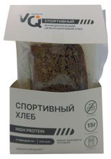 Изображение товара Хлеб цельнозерновой «VQ формула» Спортивный бездрожжевой нарезка, 250 г
