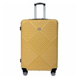 Изображение товара Чемодан жесткий Airport желтый 8 колес, размер L