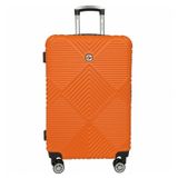 Изображение товара Чемодан жесткий Airport оранжевый 8 колес, размер L