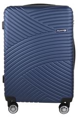 Изображение товара Чемодан жесткий Airport темно-синий 8 колес, размер L