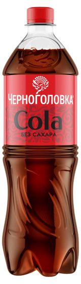 Изображение товара Напиток газированный «Черноголовка» Кола без сахара, 1 л
