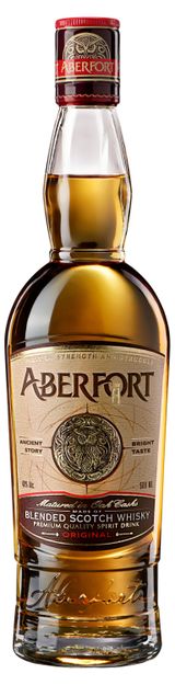Изображение товара Виски купажированный Aberfort 3 года Россия, 0,5 л