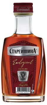 Изображение товара Коньяк «Старейшина» Travel пятилетний Россия, 0,1 л