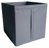 Изображение товара Коробка для хранения Actuel складная с ручкой серая, 31x34x33 см