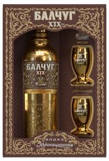 Изображение товара Водка «Балчуг» Коронационная 19 Век Россия, 0,5 л + 2 стопки 60 мл