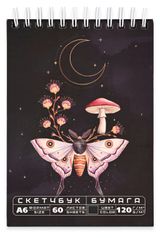 Изображение товара Скетчбук АШАН Красная Птица А6, 60 л