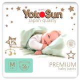 Изображение товара Трусики-подгузники YokoSun Premium M (6-10 кг), 56 шт
