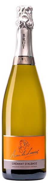 Изображение товара Игристое вино Anne de Laweiss Cremant d'Alsace белое брют Франция, 0,75 л