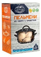 Изображение товара Пельмени рыбные Aurora из семги с креветкой замороженные, 400 г