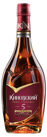Изображение товара Коньяк «Киновский» 5лет Россия, 1 л