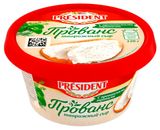 Изображение товара Сыр творожный President Прованс с прованскими травами 60% БЗМЖ, 120 г