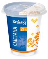 Изображение товара Сметана «Беллакт» 21% БМЗЖ Беларусь, 380 г