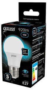 Изображение товара Лампа светодиодная Gauss E27 10W 920 Лм нейтральный белый