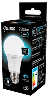 Изображение товара Лампа светодиодная Gauss E27 12W 1200 Лм нейтральный белый