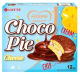 Изображение товара Печенье Lotte ChocoPie Cheese со вкусом сыра, 336 г