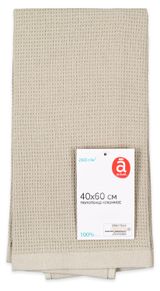 Изображение товара Полотенце кухонное Actuel вафельное зеленое, 40х60 см