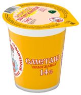 Изображение товара Сметана «Вологжанка» 14% БЗМЖ, 300 г