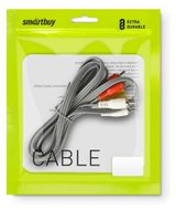 Изображение товара Кабель соединительный SmartBuy 3xRCA (M) - 3xRCA (M), 1,8 м