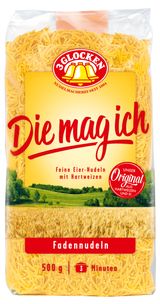 Изображение товара Макаронные изделия 3 Glocken Fadennudeln мелкая вермишель Германия, 500 г