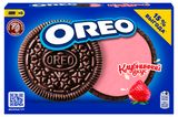 Изображение товара Печенье OREO с какао и начинкой с клубничным вкусом, 228 г