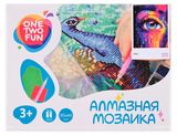 Изображение товара Мозаика алмазная ONE TWO FUN Глаз, 30х40 см