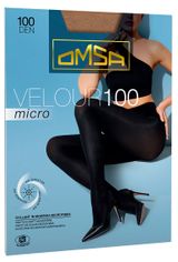 Изображение товара Колготки женские Omsa Velour micro 100 den Beige Naturel, р. 4