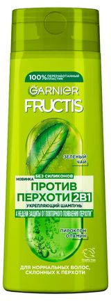 Изображение товара Шампунь для волос Garnier 2 в 1 против перхоти, 400 мл