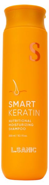Изображение товара Шампунь для волос L.Sanic Smart Keratin питание и восстановление, 300 мл