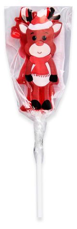 Изображение товара Карамель леденцовая АШАН Красная птица Олененок на палочке, 22 г