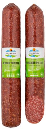 Изображение товара Колбаса сырокопченая «Заповедные» Мелкозернистая, ~ 0,52 кг