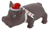 Изображение товара Игрушка для собак новогодняя Свинья, 16 см