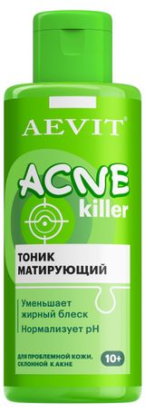 Изображение товара Тоник для лица AEVIT Acnekiller матирующий, 150 мл