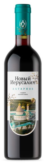 Изображение товара Вино Alma Valley Новый Иерусалим Алтарное красное сладкое Россия, 0,75 л