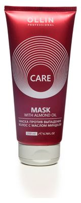 Изображение товара Маска для окрашенных волос Ollin Care против выпадения с маслом миндаля, 200 мл
