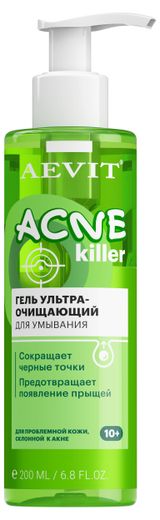 Изображение товара Гель для умывания AEVIT Acnekiller очищающий, 200 мл