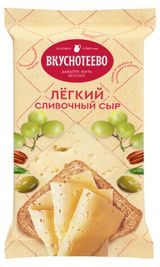 Изображение товара Сыр полутвердый сливочный «Вкуснотеево» Легкий 30%, 180 г
