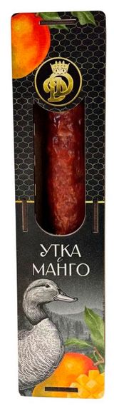Изображение товара Колбаса утиная сырокопченая «Деликатес Дичь» Утка с манго, 210 г