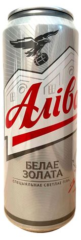 Изображение товара Пиво «Аливария» Белое Золото светлое нефильтрованное, 450 мл