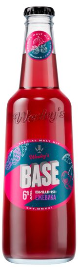 Изображение товара Пивной напиток Wesley's Base со вкусом вишни и ежевики, 400 мл