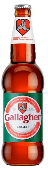 Изображение товара Пиво Gallagher светлое фильтрованное, 450 мл