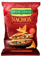Изображение товара Чипсы кукурузные Delicados Nachos пикантная кесадилья, 140 г